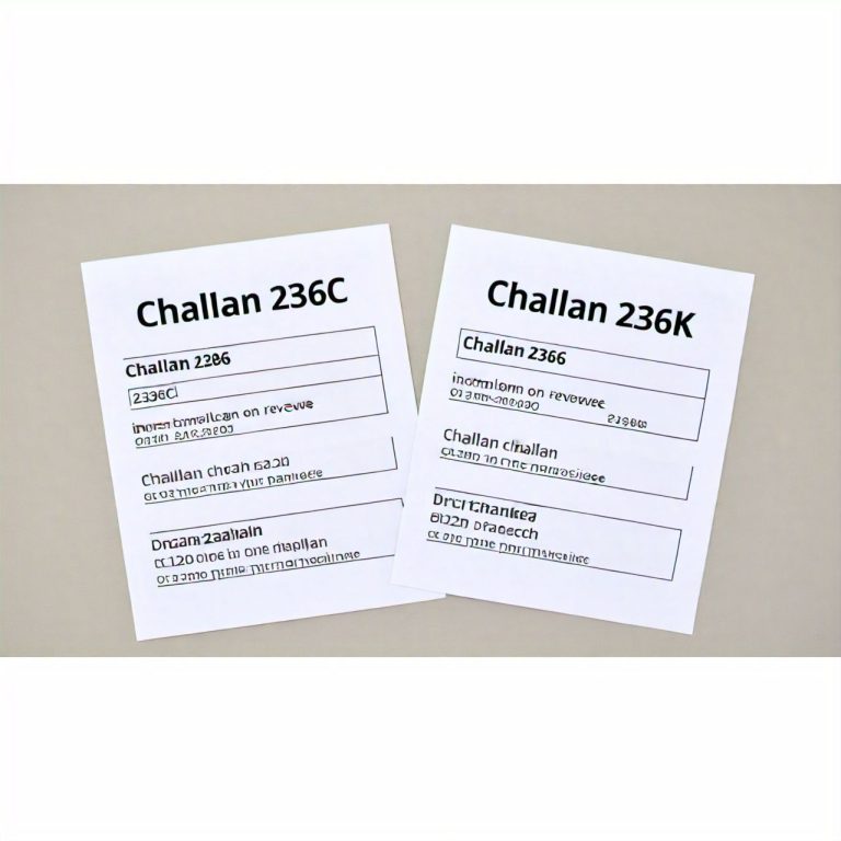 Creation of Withholding Tax Challan u/s 236C & 236K Income Tax
